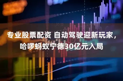 专业股票配资 自动驾驶迎新玩家，哈啰蚂蚁宁德30亿元入局