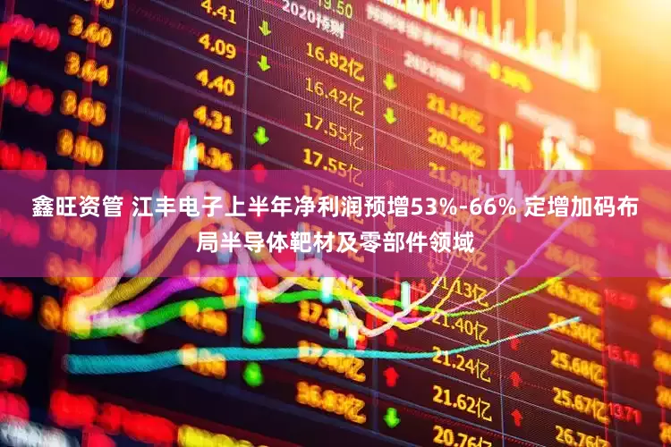 鑫旺资管 江丰电子上半年净利润预增53%-66% 定增加码布局半导体靶材及零部件领域