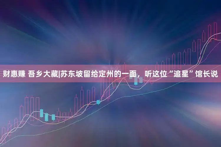 财惠赚 吾乡大藏|苏东坡留给定州的一面，听这位“追星”馆长说